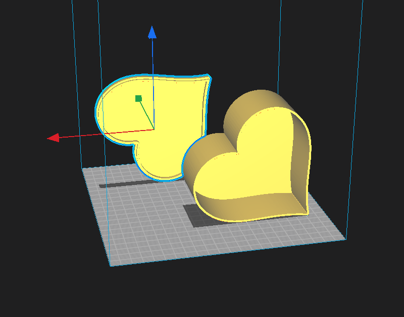Caja en forma de Corazón