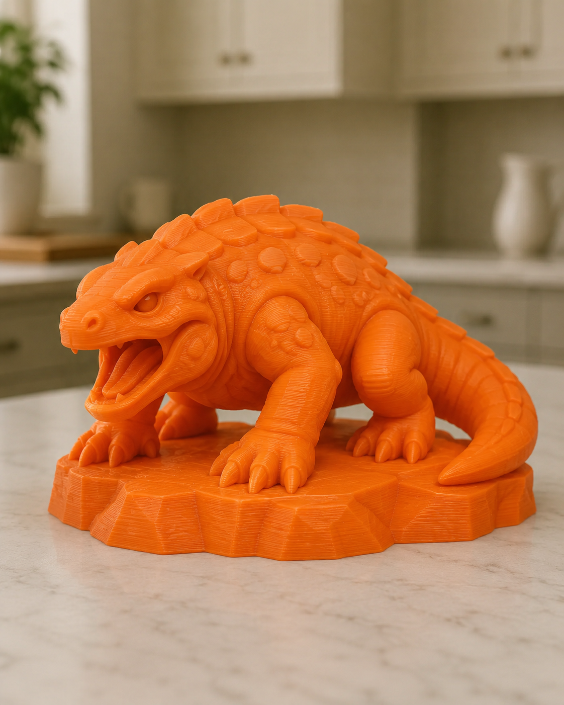 Armored Salamander Lizard Beast