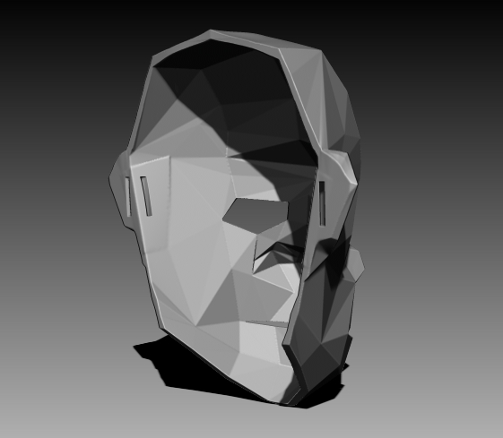 Lowpoly Monkey Mask — miniatura 4