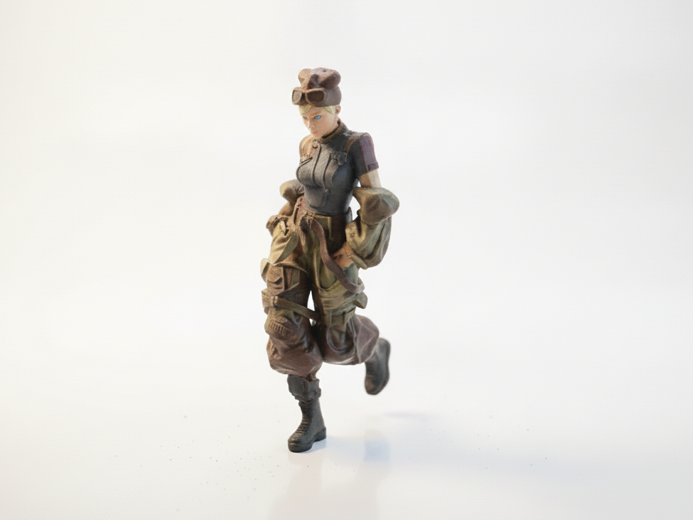 Cool Pants Babe Female Figure Statue 3D Printable