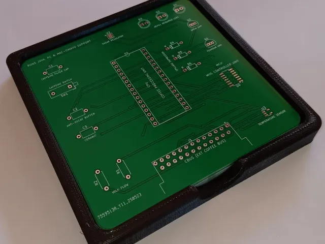 Coaster Holder for Coffee PCB Coasters