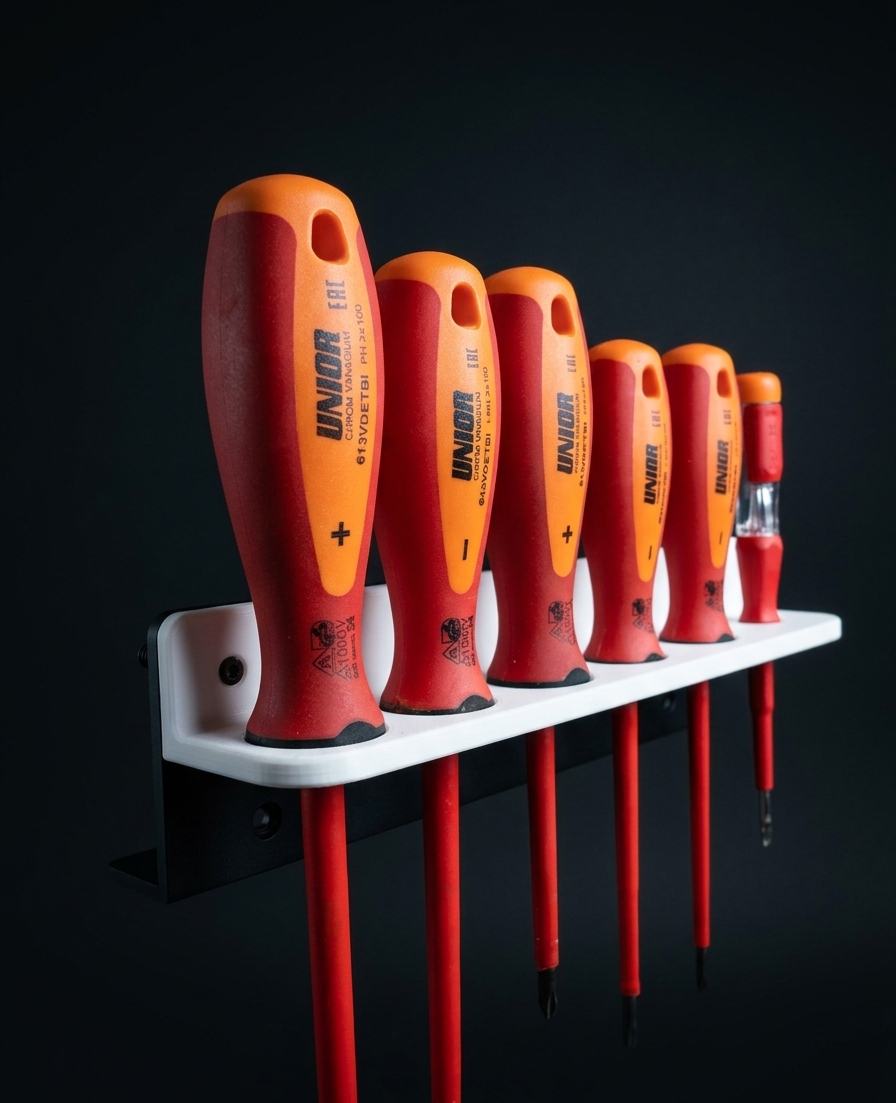 Screwdriver Holder for Unior Tools – Wall Mounted Organizer