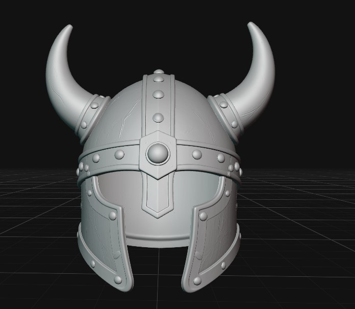 Miniatura 2 do modelo 3D viking helmet