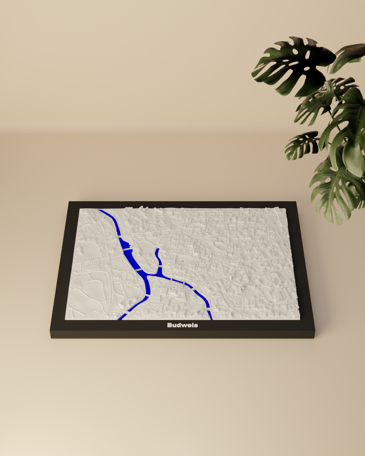Budweis - 3D Miniature — thumbnail 3
