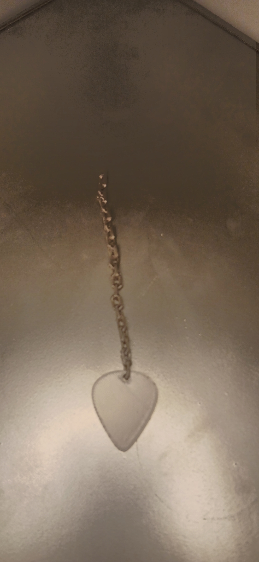 Guitar pick necklace 3D model thumbnail