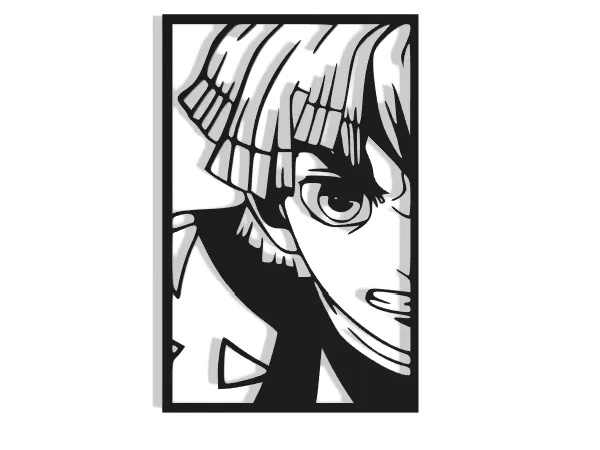 Zenitsu from Demon Slayer Decor