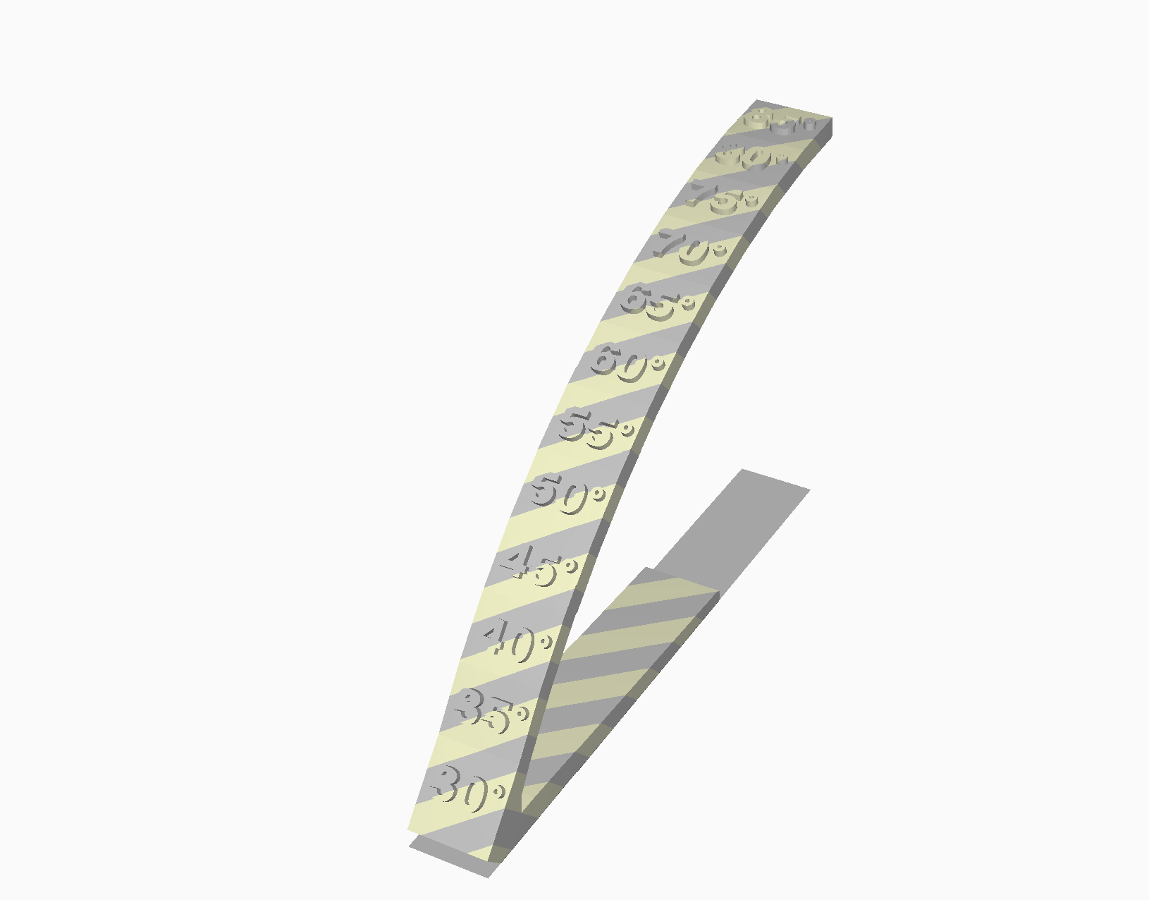 Support angle test