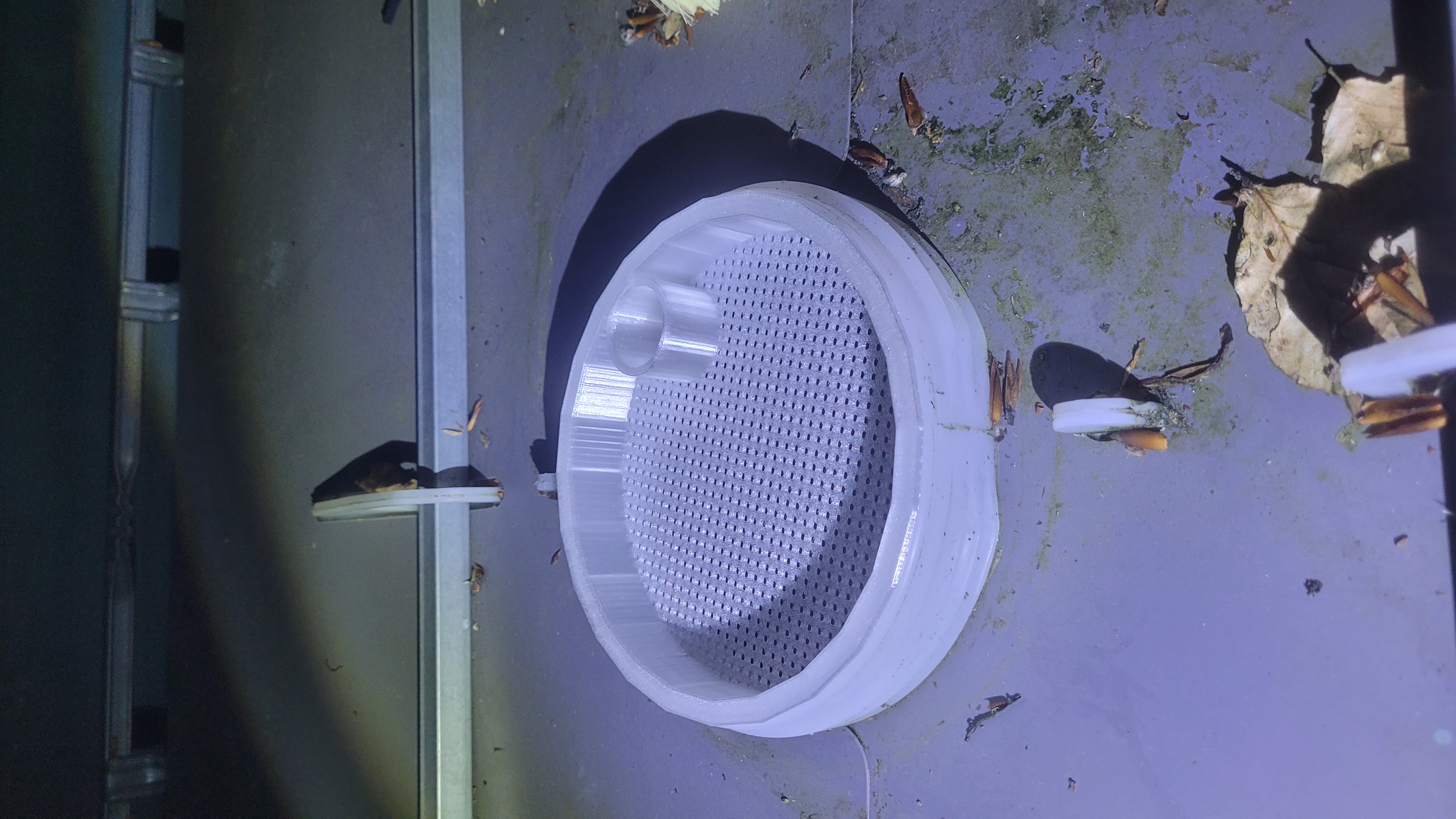 150mm IBC sieve filter with pipe access for IBC with 160mm Top Hole