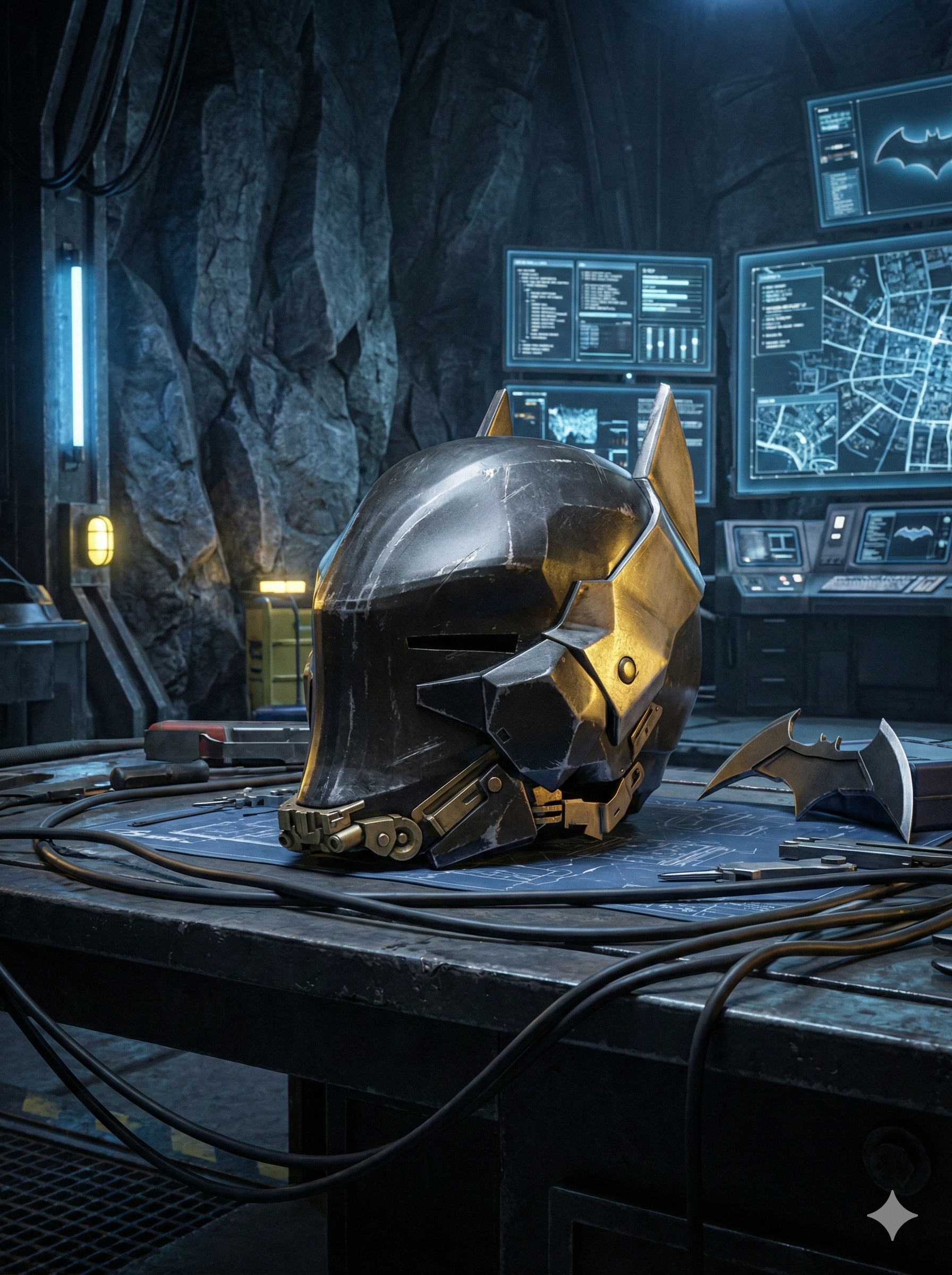Batman arkham helmet