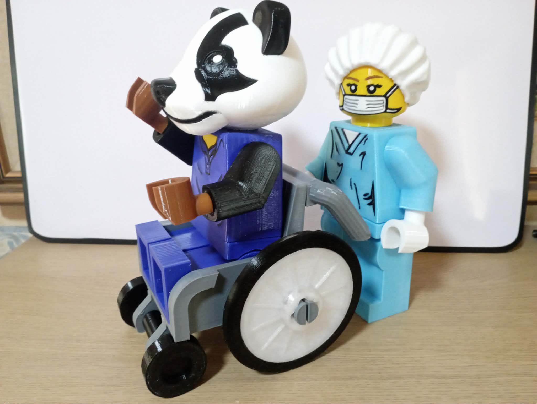 Wheelchair for Giant Minifig