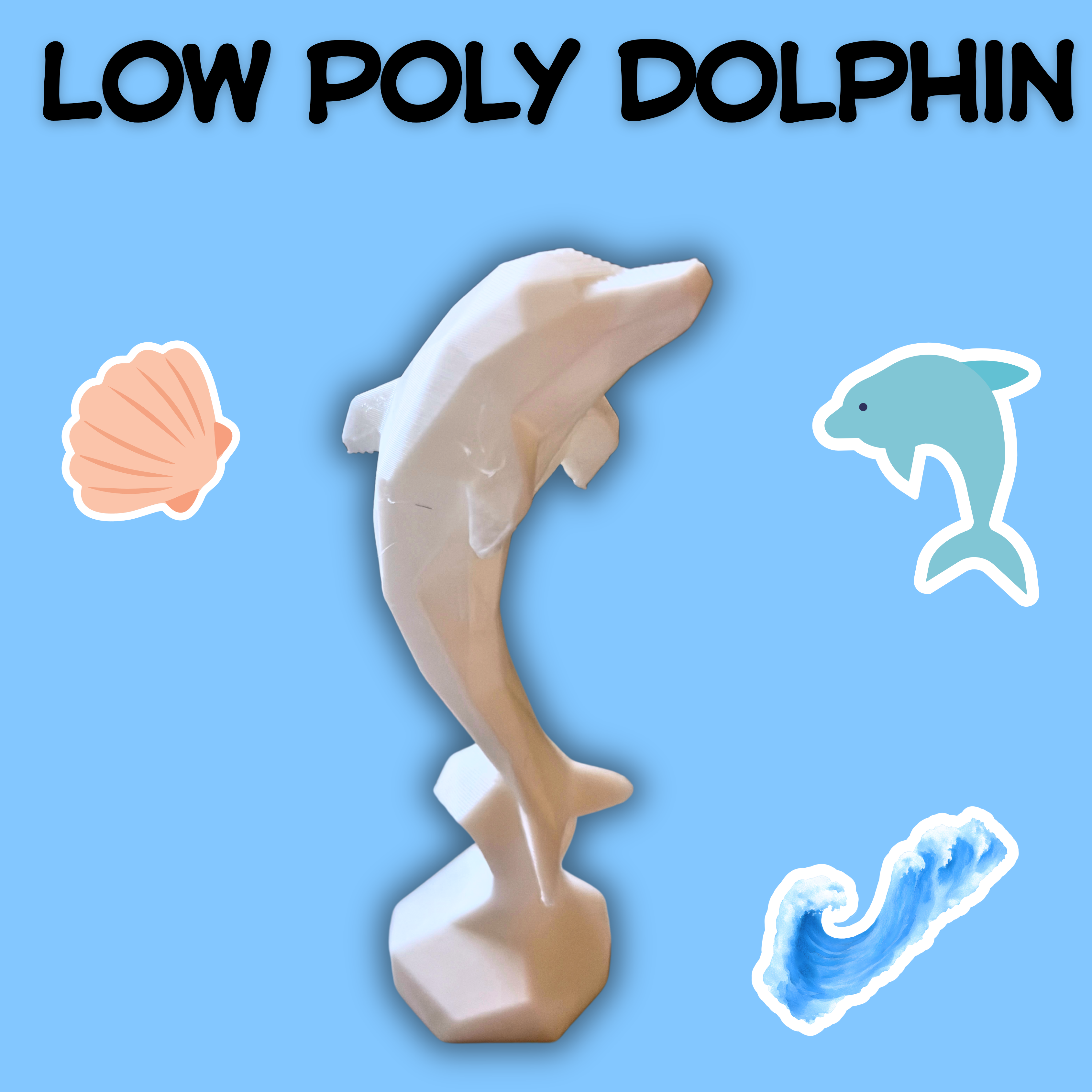 Low Poly Dolphin