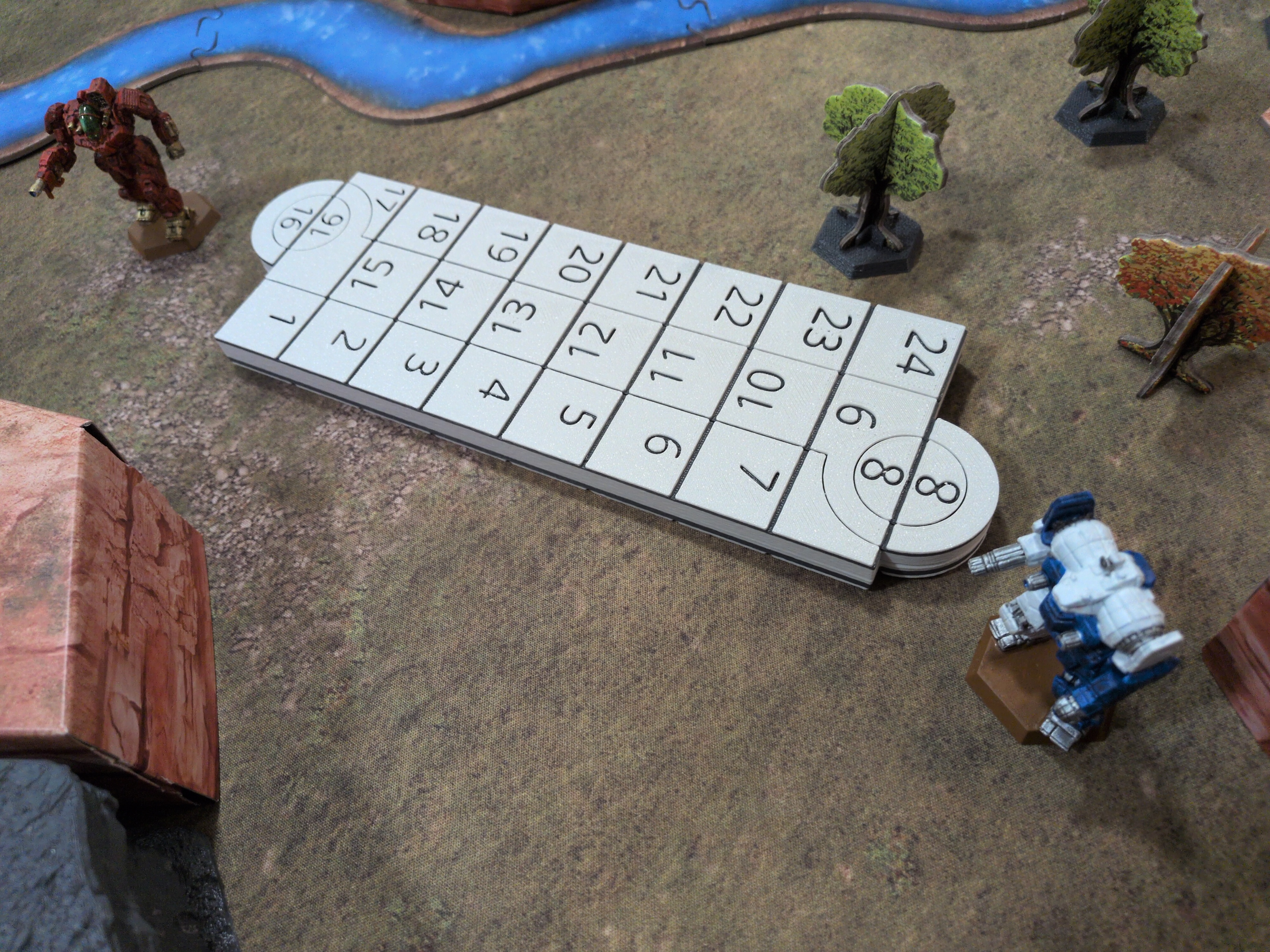 Miniatura 2 do modelo 3D Foldable Wargaming Ruler