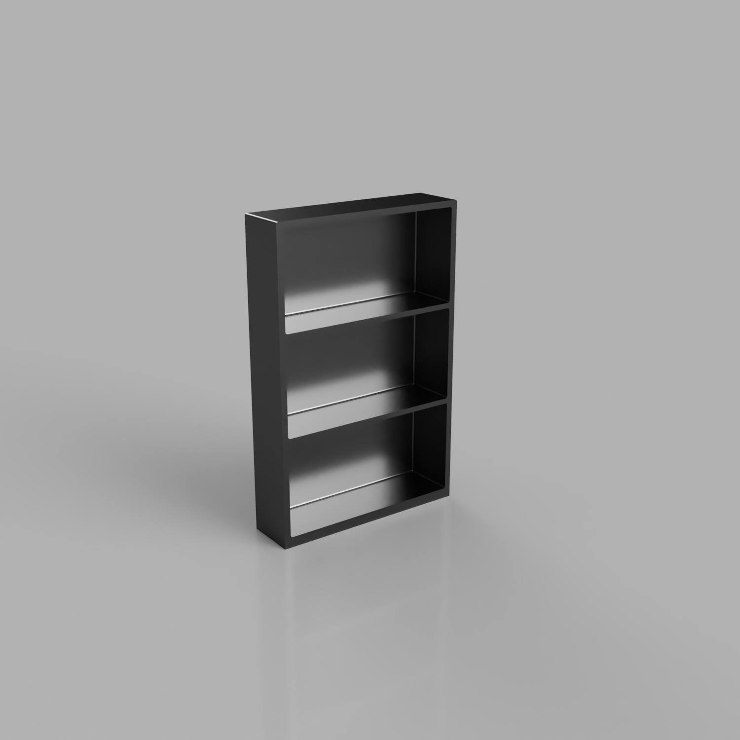 Miniatura 2 do modelo 3D Tip-Resistant Mini Bookshelf (1.5")