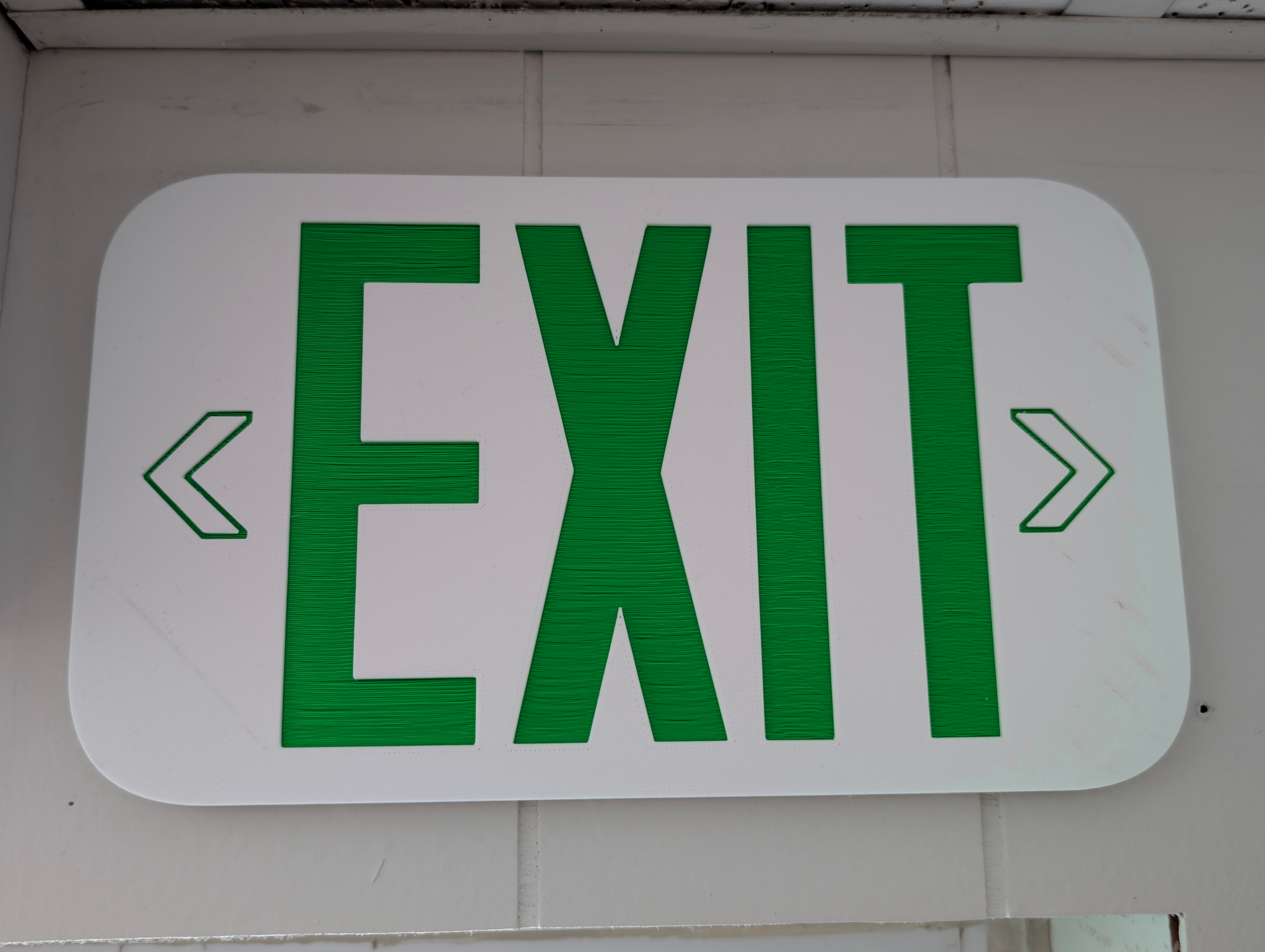 Simple EXIT Sign