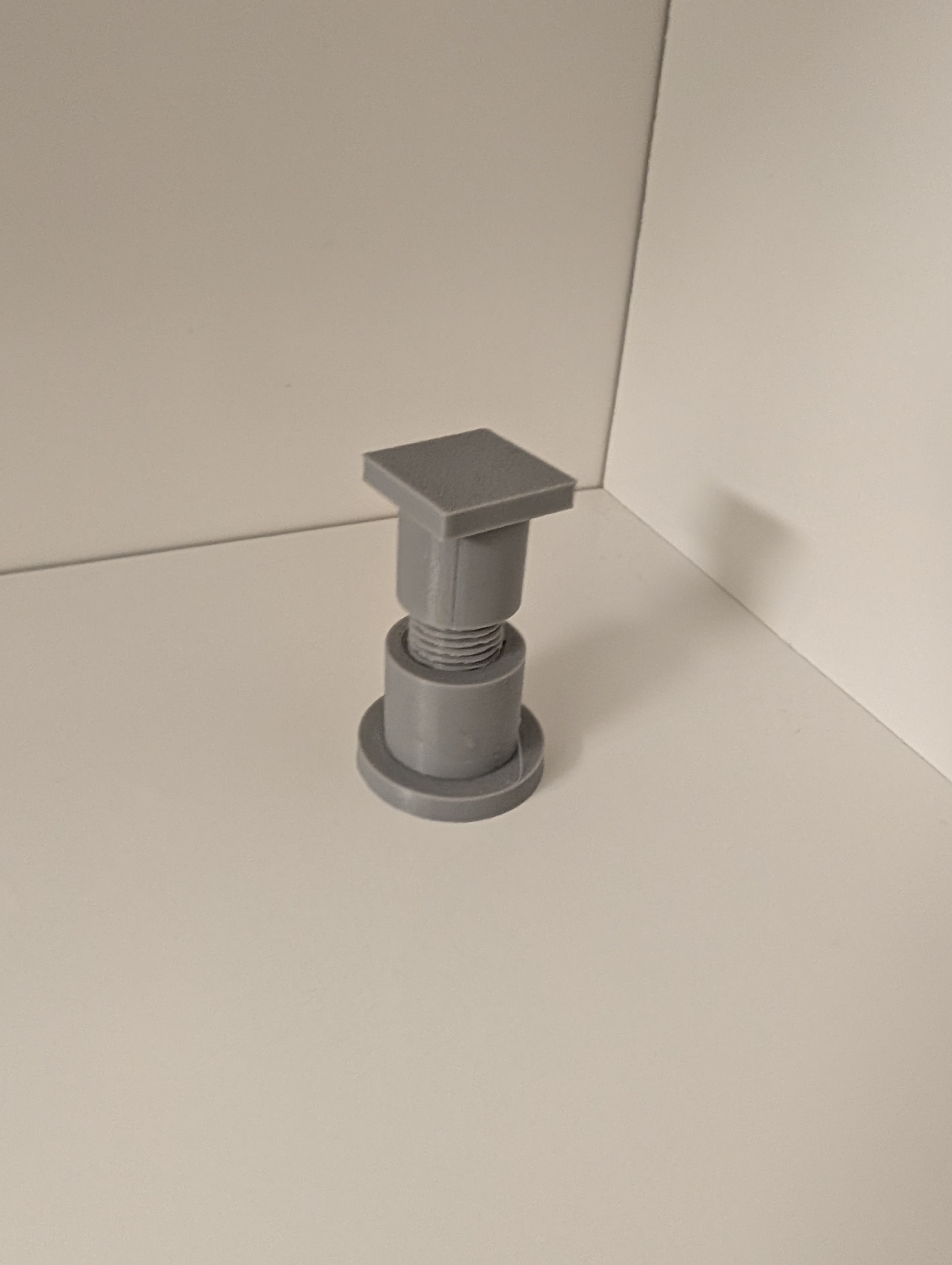 Potty step stool replacement screw 3D model
