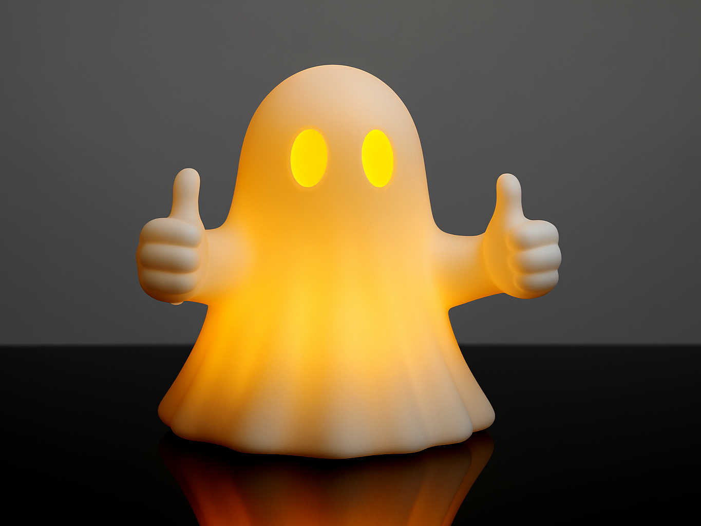 Hollow Halloween Like Ghost - Glowing Cutie