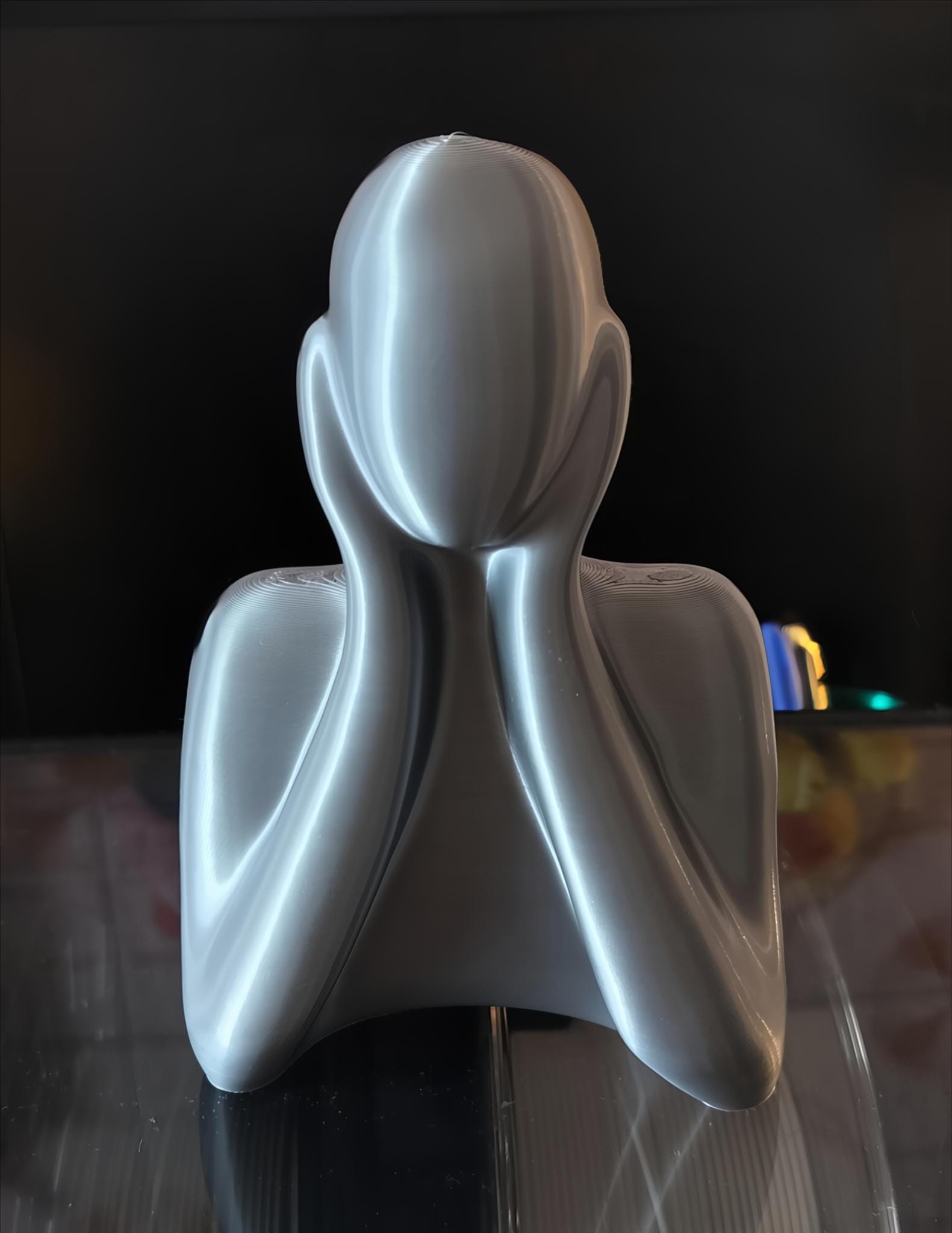 Solitary Reflection - Minimalist Abstract Figure 3D model