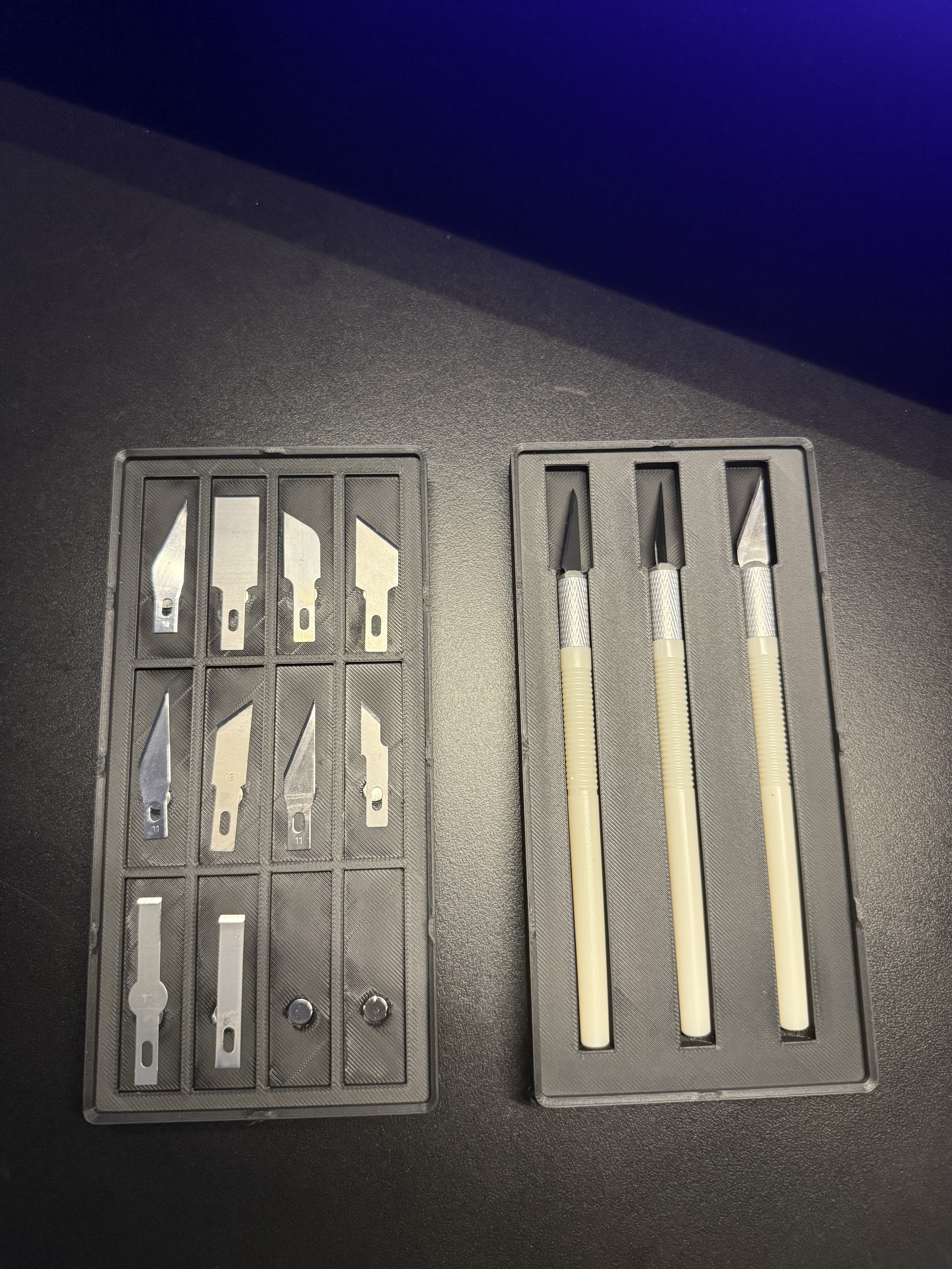 Gridfinity Stackable Hobby Knife Organizer