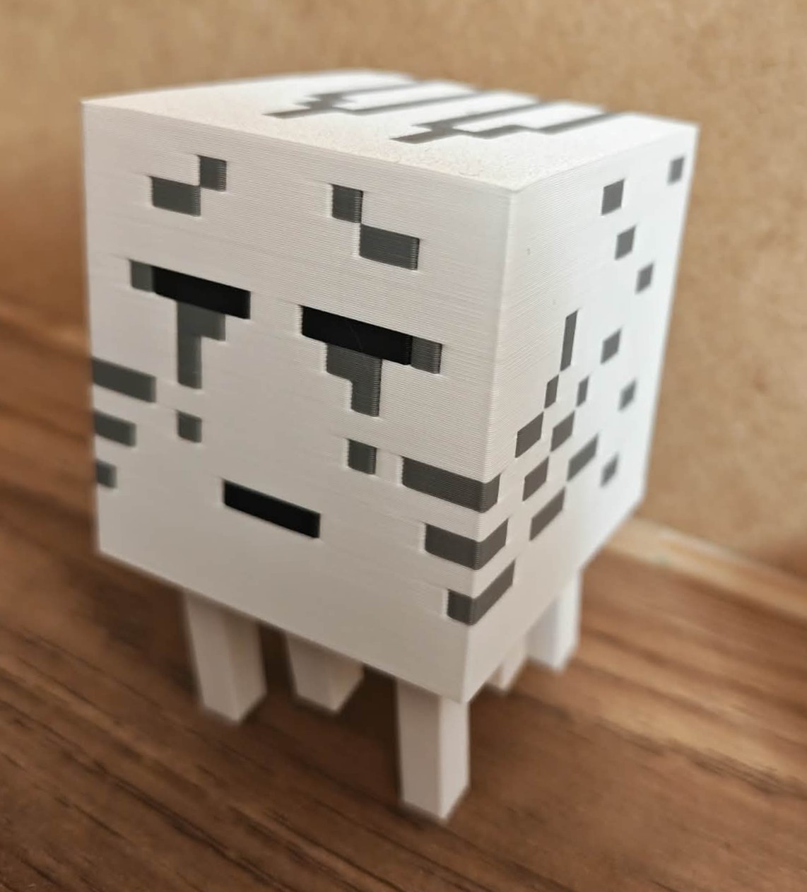 Miniatura 2 do modelo 3D minecraft ghast