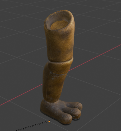 DBD Yellow Rabbit left leg