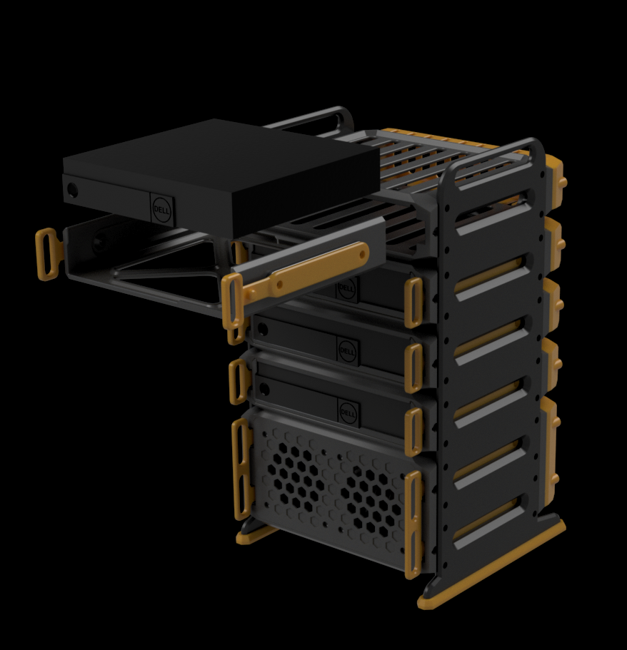Miniatura 6 do modelo 3D NexGen3D: Micro Rack System - Micro Home Lab