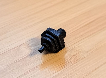 LG Magic Remote wheel axle replacement for FDM print