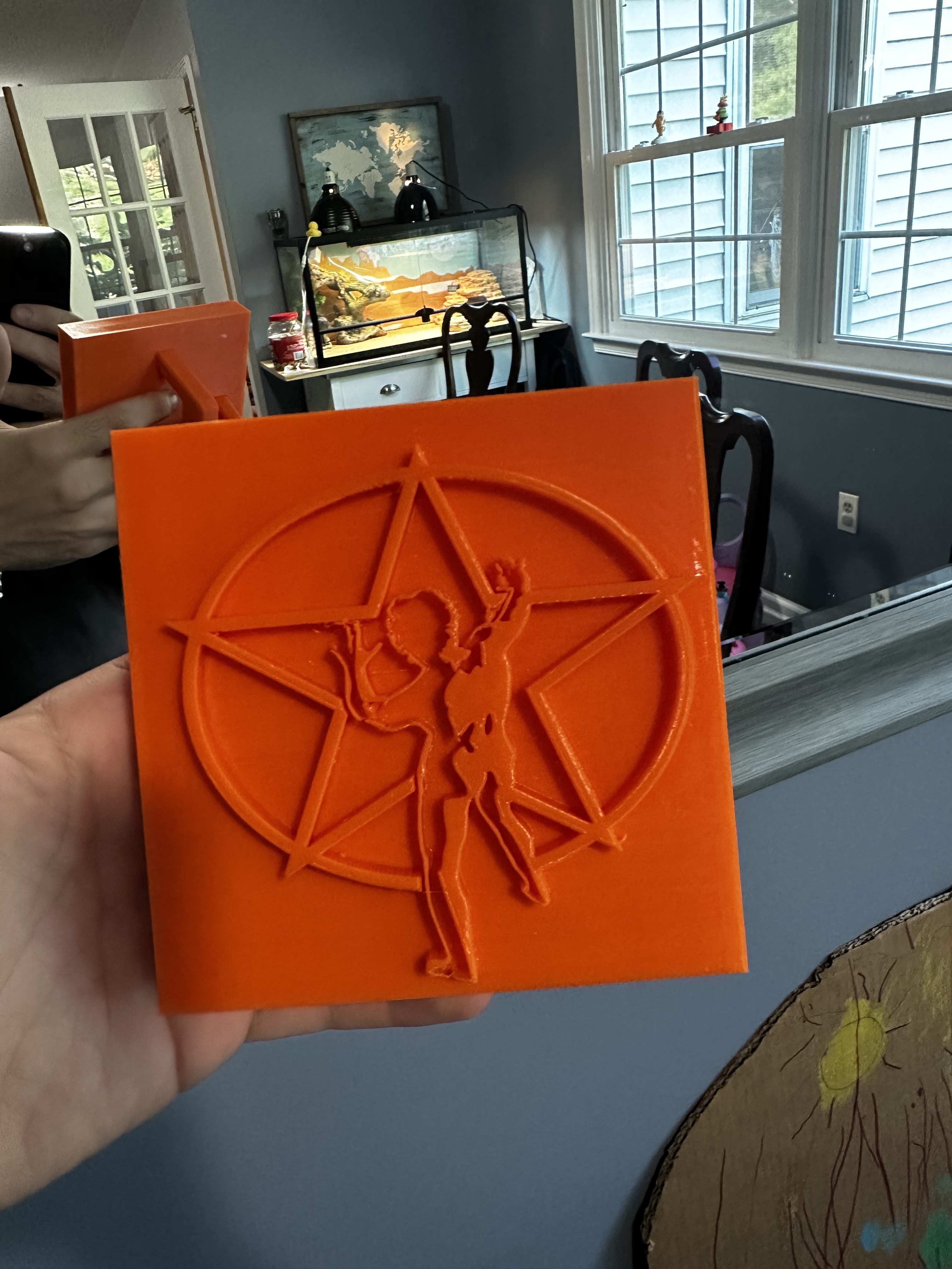 Rush Starman 4"x4" stamp