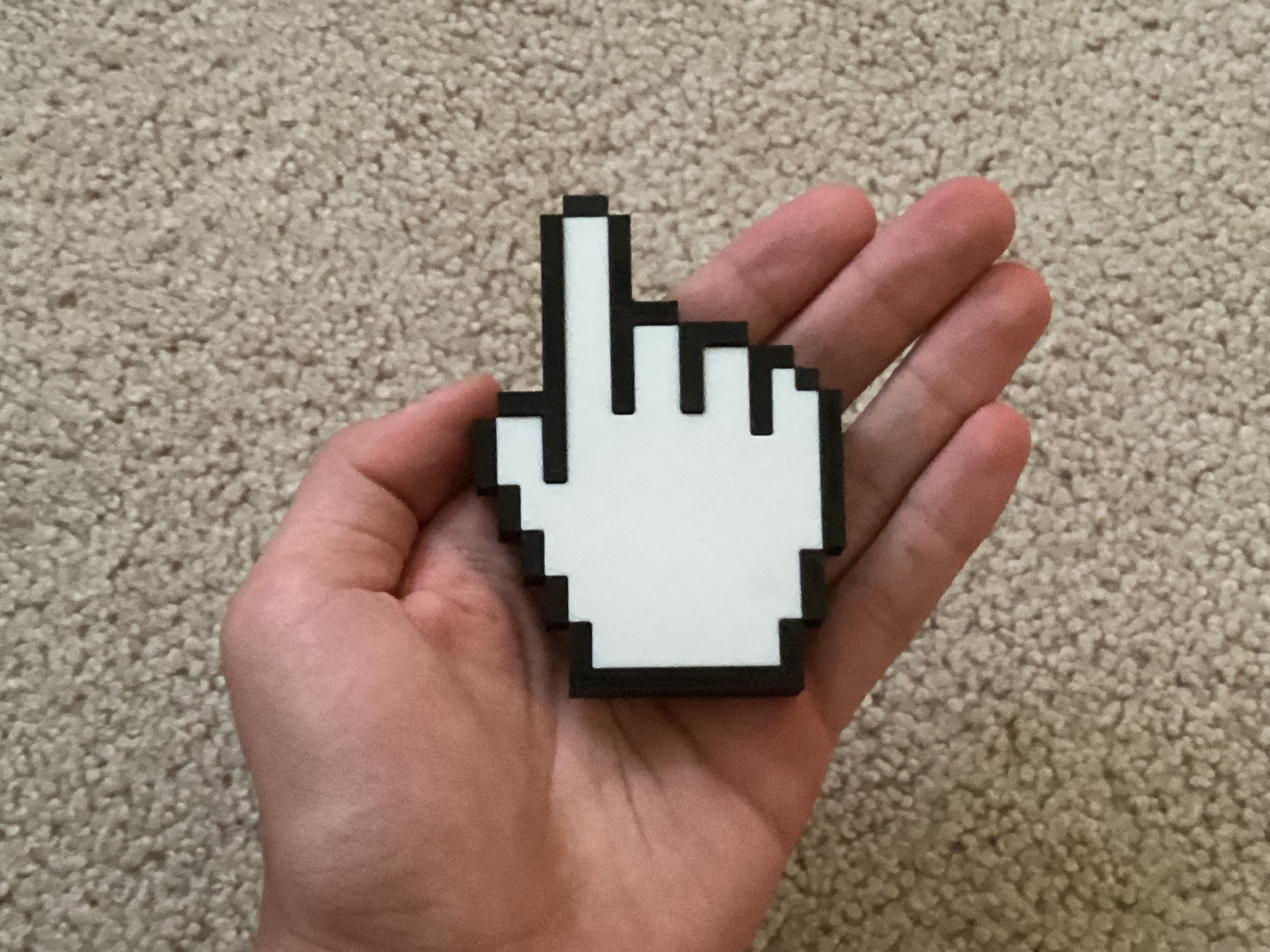 Miniatura 2 do modelo 3D 8-Bit Pointer Finger Cursor