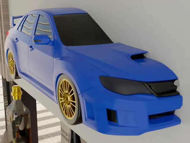 Subaru Impreza WRX STi Sedan Wall-mounted