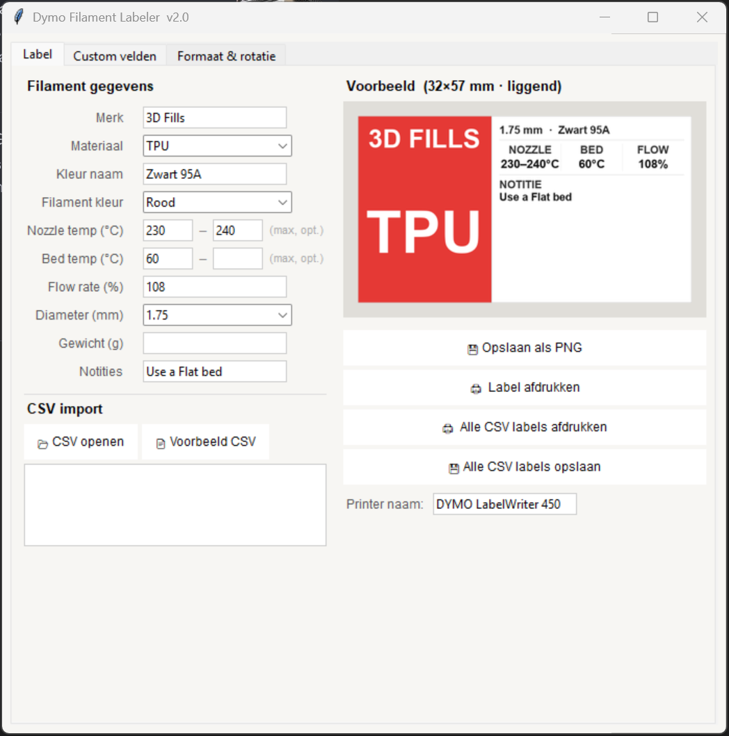 Python Fillament Label creation Script — thumbnail 3
