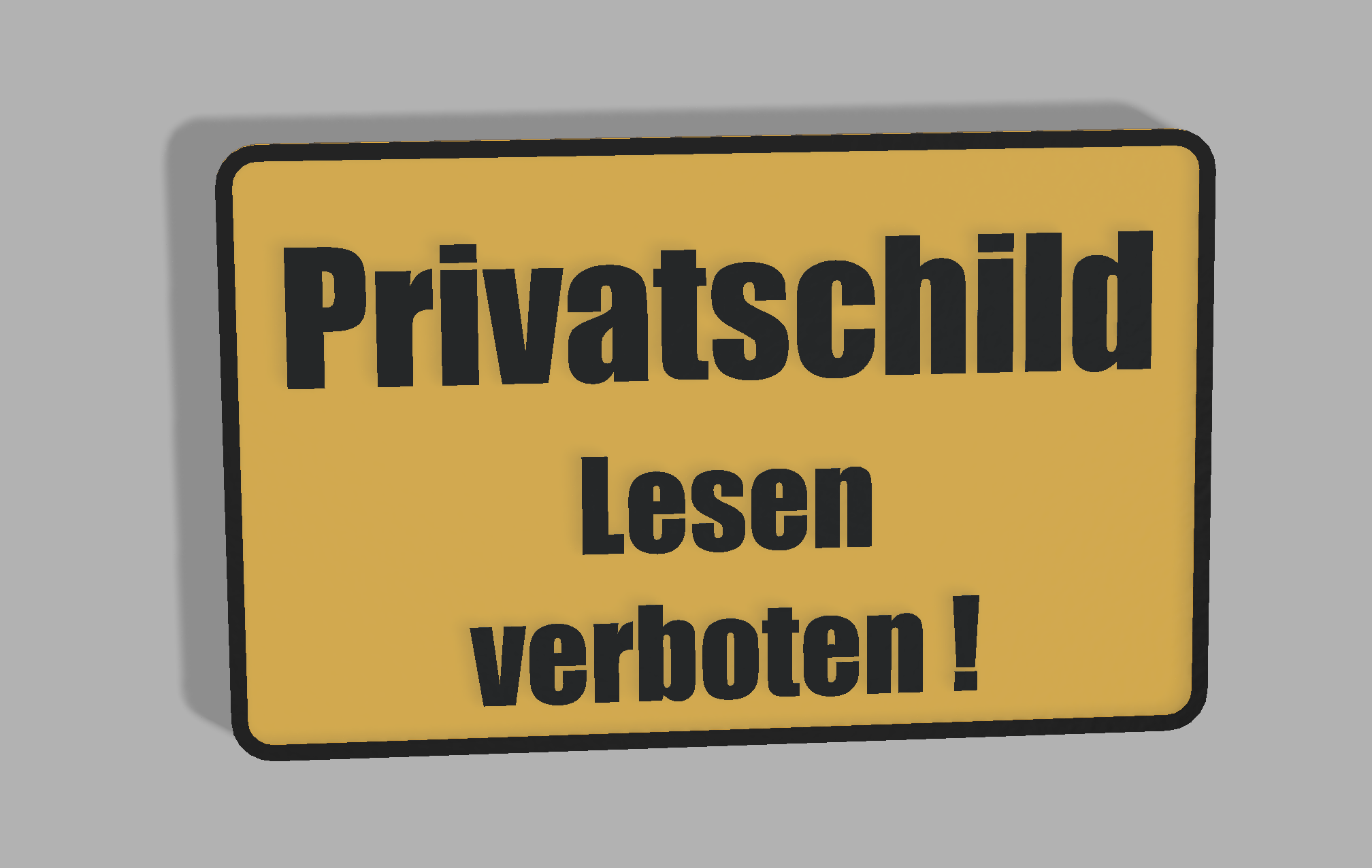 Privatschild