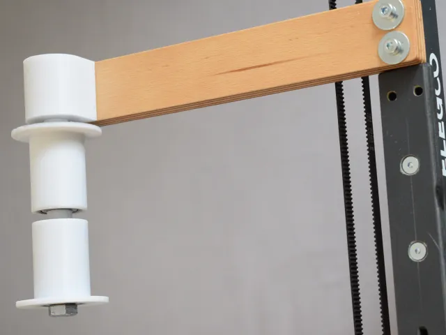 2020 extrusion mounted Bedslinger Ball bearing spool holder