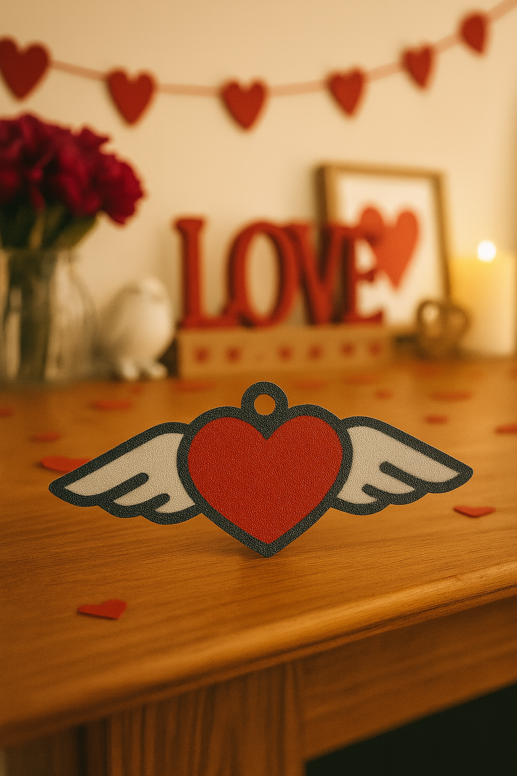 Wings of love Keychain.