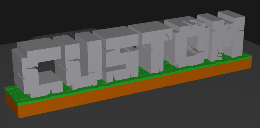 Miniatura 4 do modelo 3D Custom minecraft nameplate