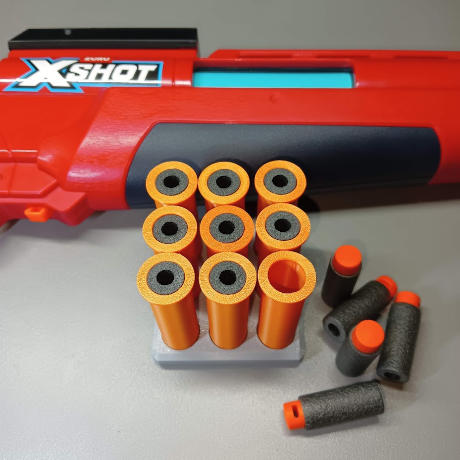 FPS Optimized Shell * Rear Loading * X-Shot Excel Ejector Shell Blaster * Short + Elite Dart — miniatura 2
