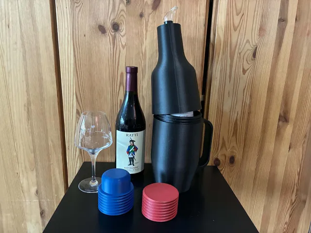 WineMask — Cache-bouteille réglable pour dégustation à l’aveugle