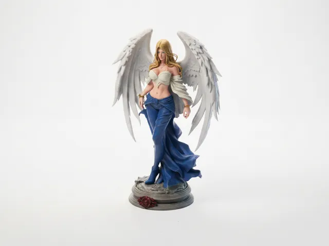 Angel Figurine Fantasy Mythology 3D Printable