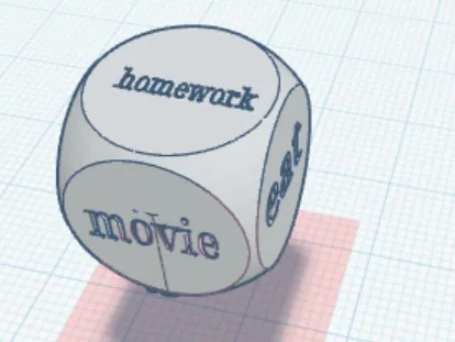 decide dice ( what to do )