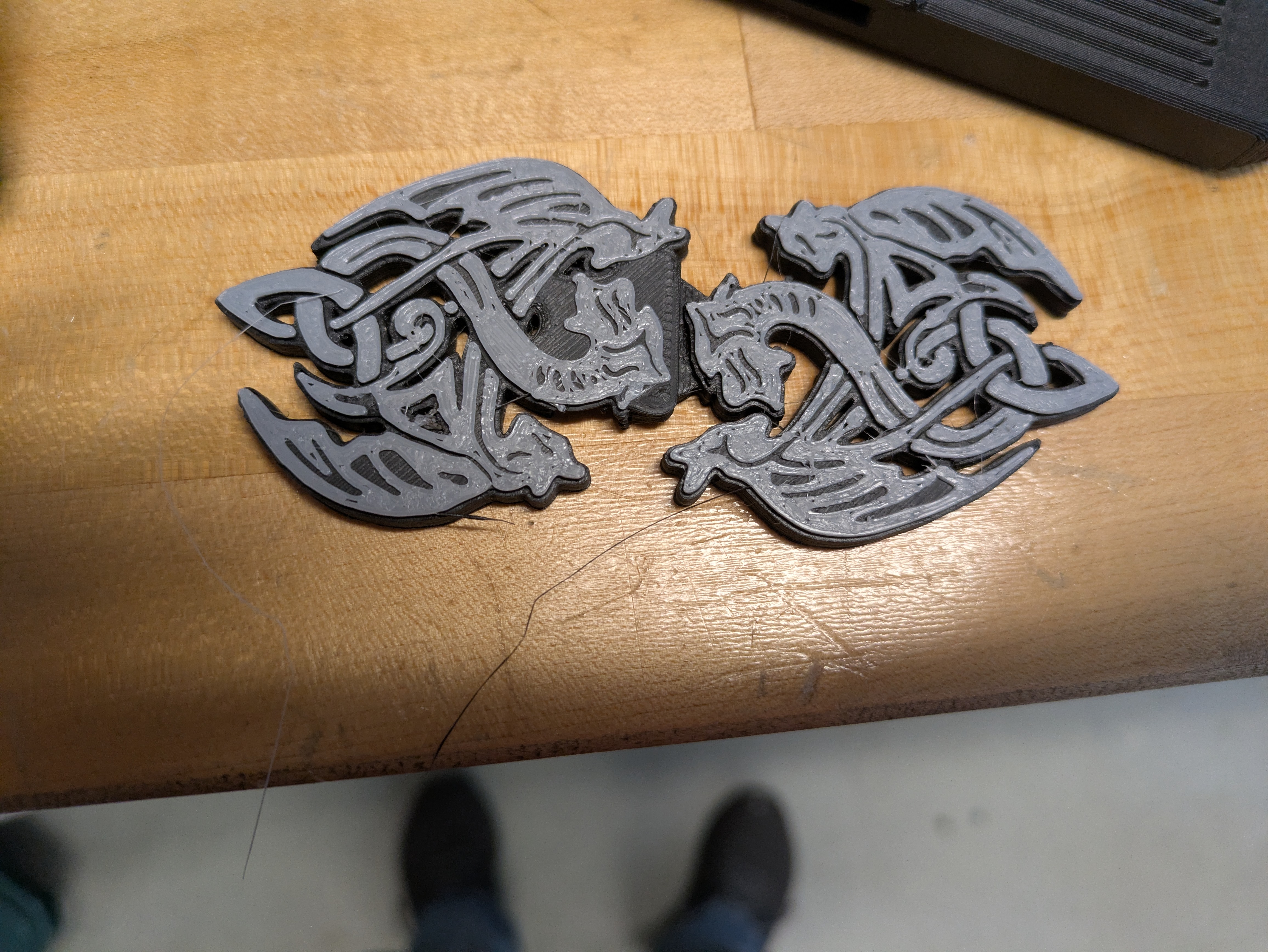 Targaryen Dragon Buckle 3D model thumbnail