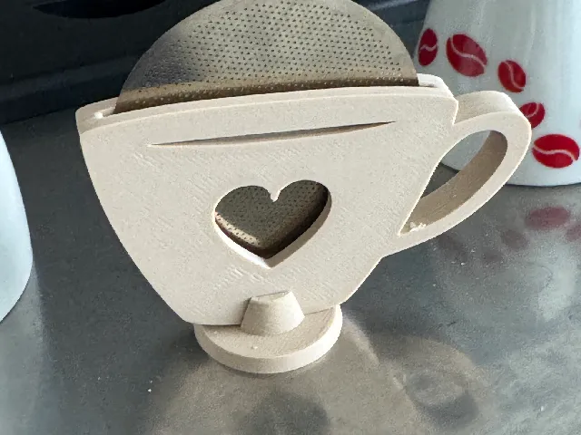 Espresso cup puck screen holder and stand