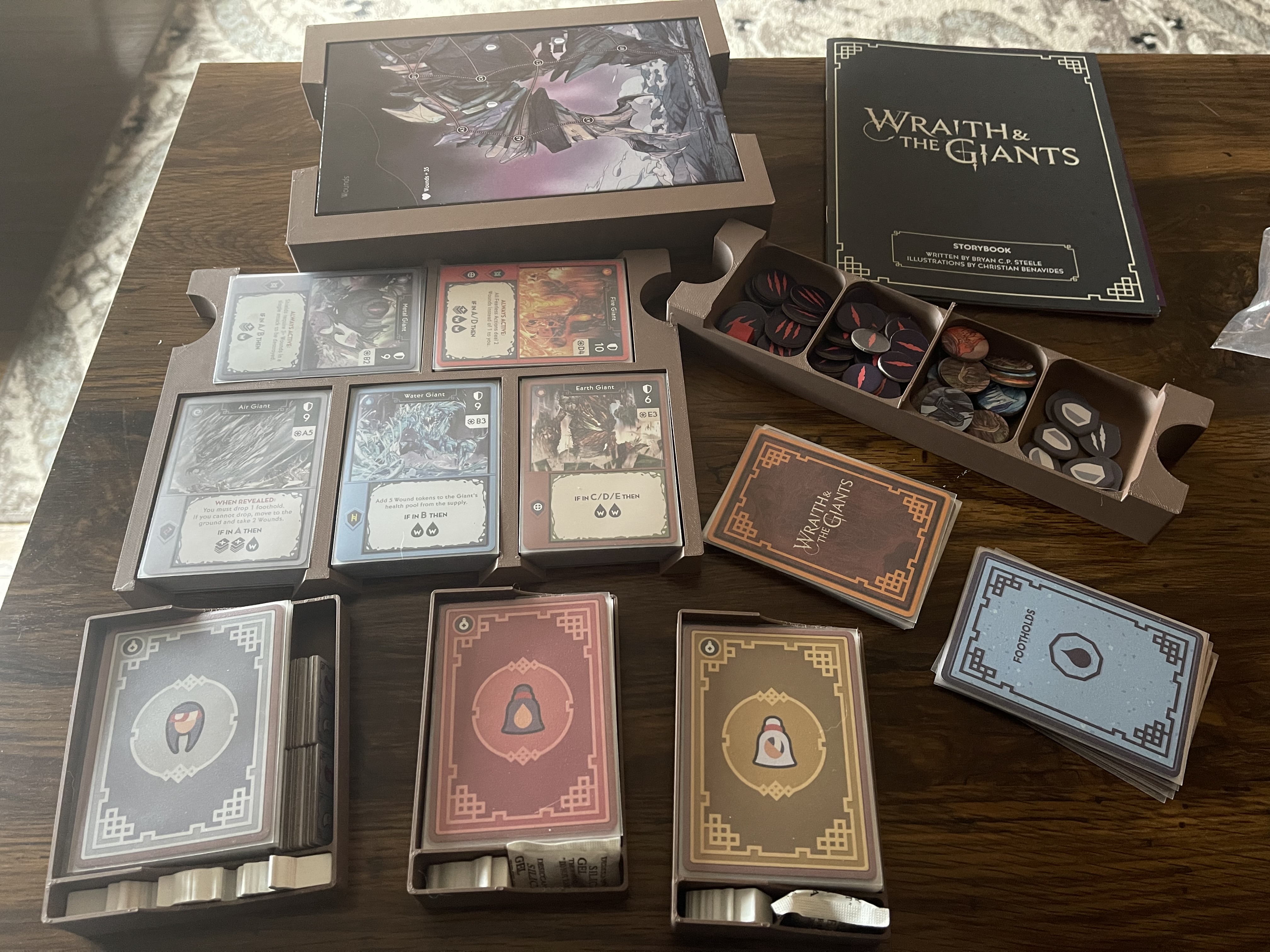 Wraith & the Giants board game insert (with expansion)
