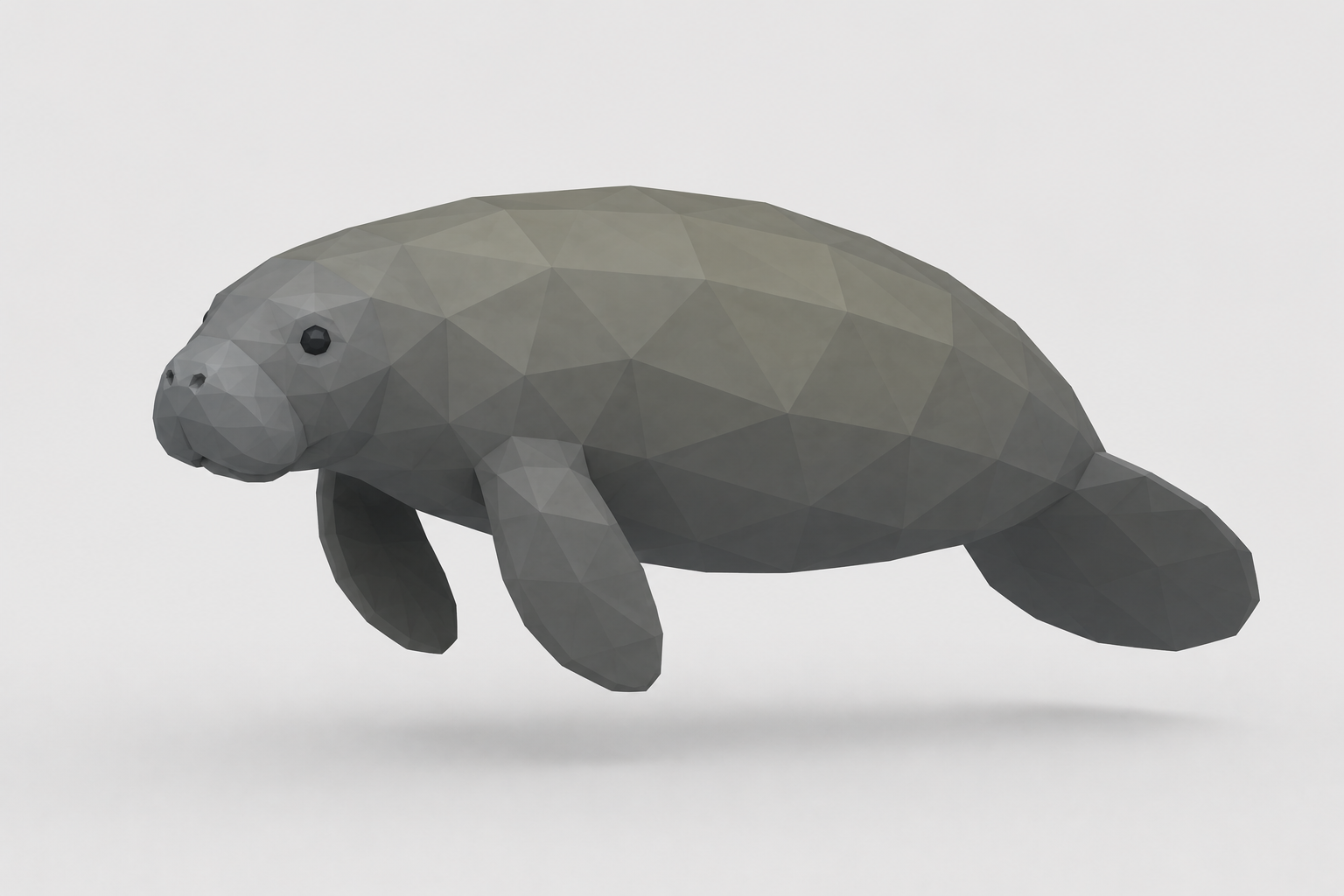 Low Poly Manatee