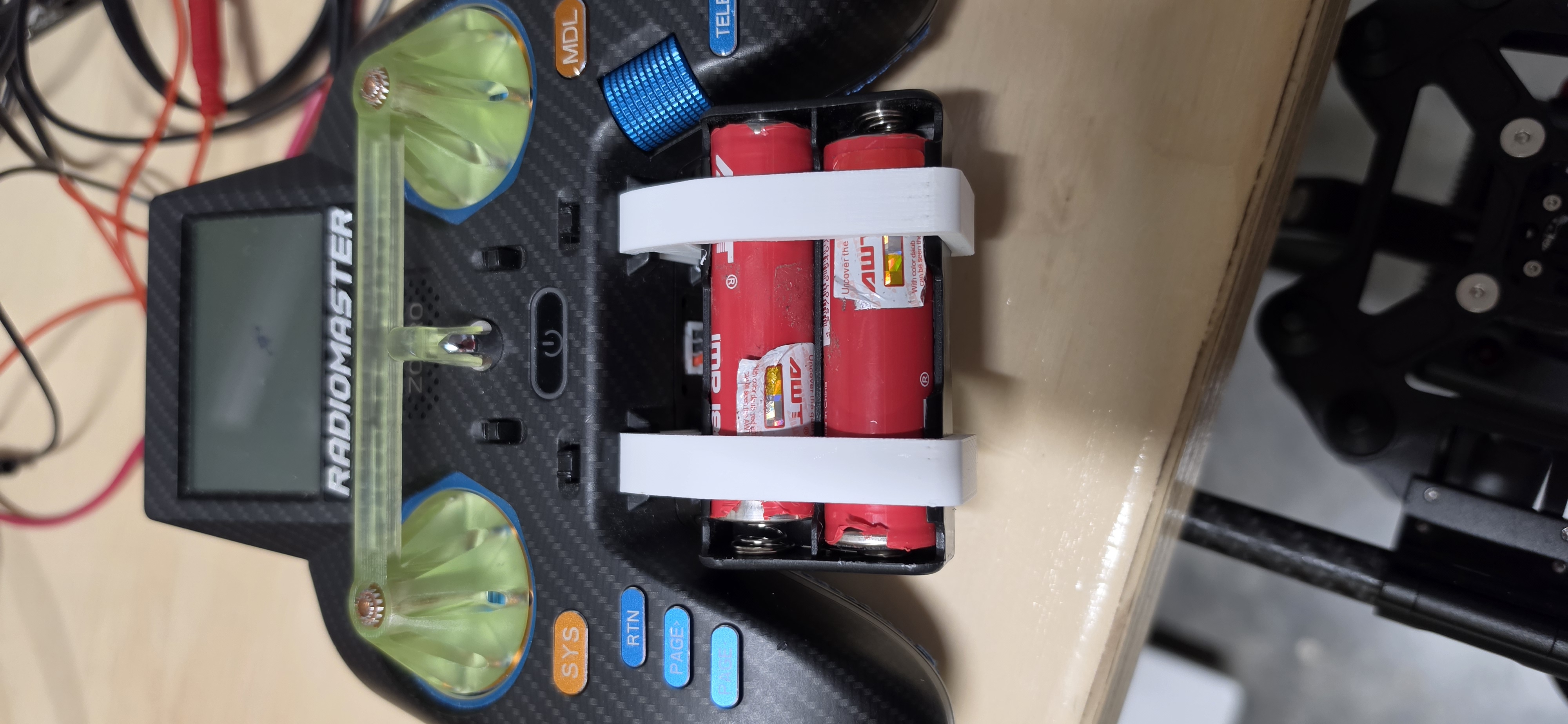 Batter Storage Rack Radiomaster Zorro 18650 Battery Holder — STL Grátis | 3DFinder