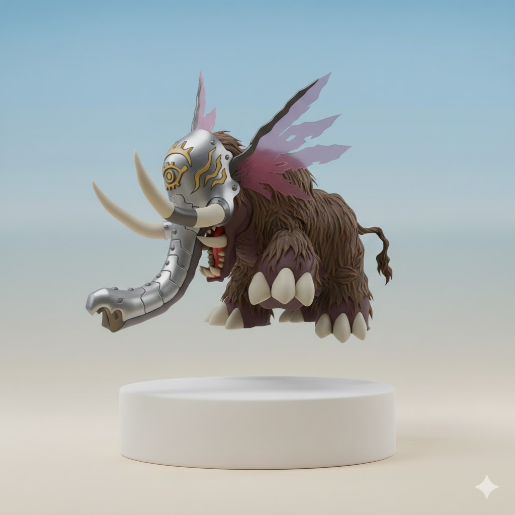Mammon Digimon Creature Model