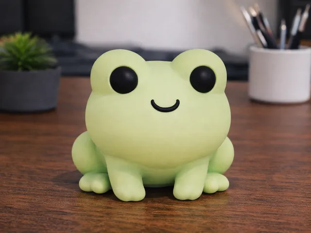 Cute Cartoon Frog – Adorable Frog Figurine