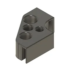 Pipe holder to aquarium