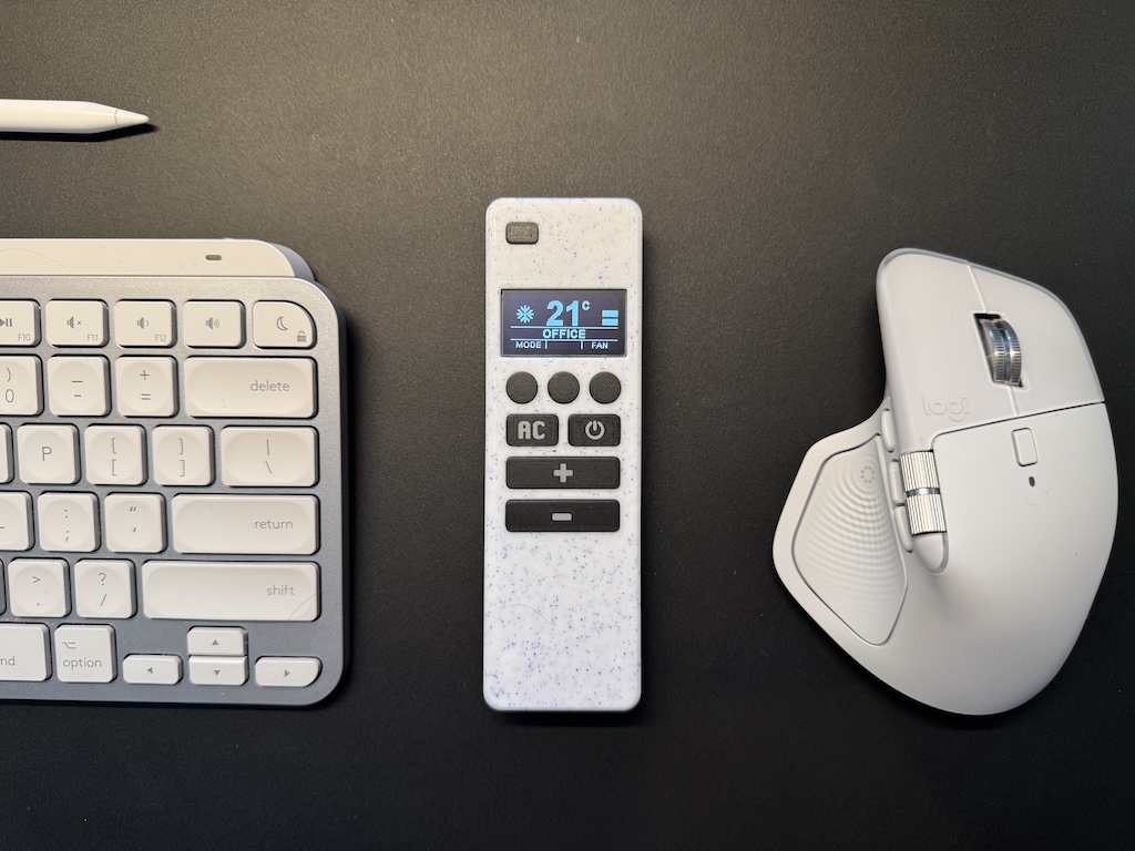 Home Assistant ESPHome Remote with OLED display!