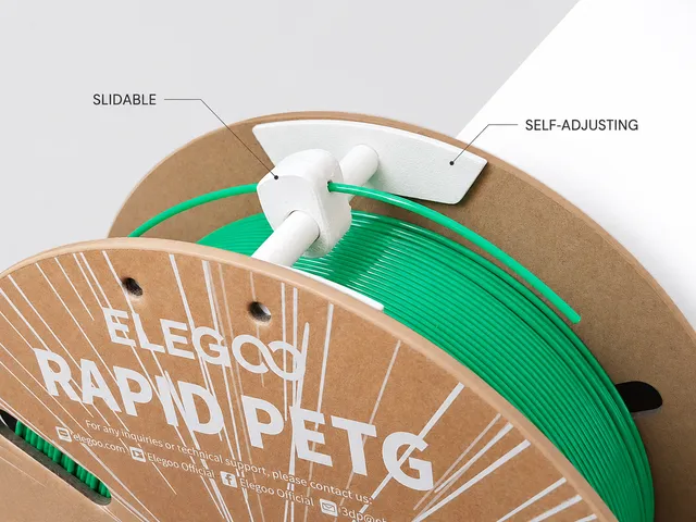 Slidable Cardboard Spool Filament Lock