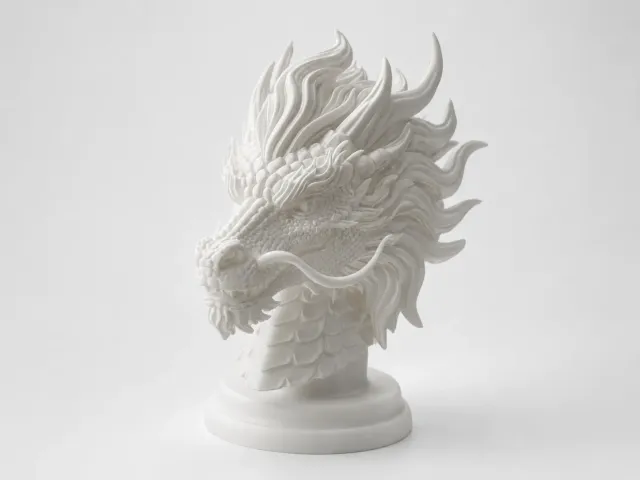 Cloud Dragon Bust