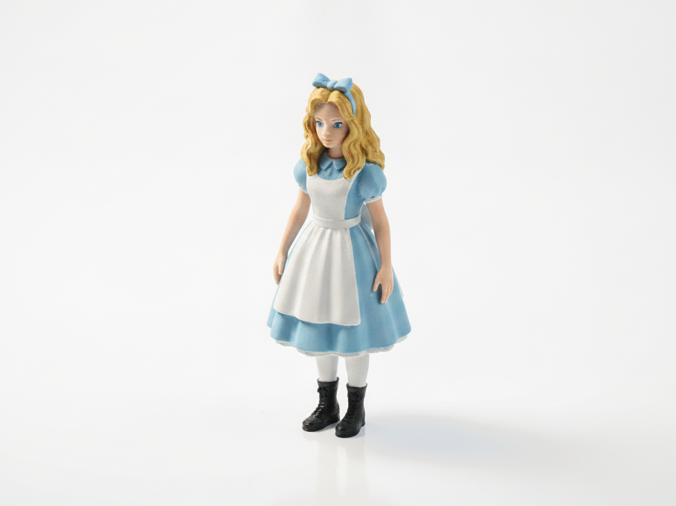Alice In Wonderland Figurine Cartoon 3D Printable